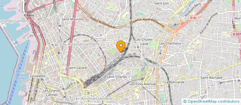 localisation de l'entreprise LES INTERNAUTES ASSOCIES à MARSEILLE