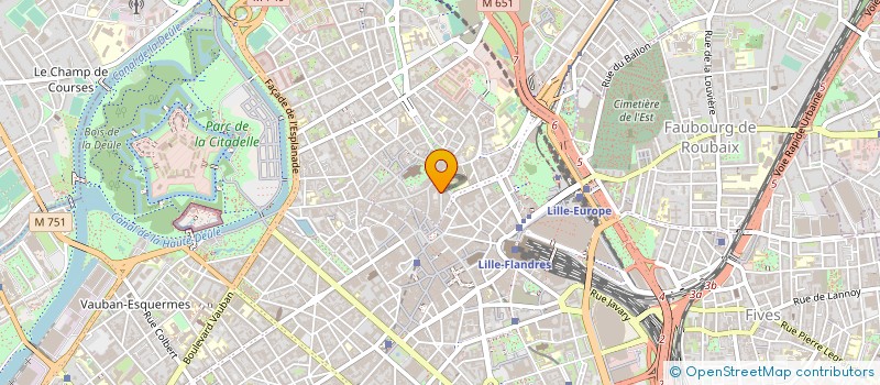 localisation de l'entreprise LES INTREPIDES à LILLE