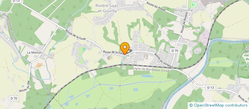 localisation de l'entreprise LES INTREPIDES  RIVIERE-SAAS-ET-GOURBY