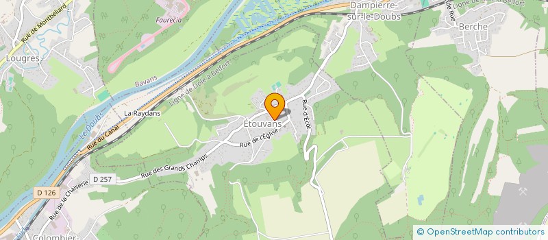 localisation de l'entreprise LES INTREPIDES D'ETOUVANS  ETOUVANS