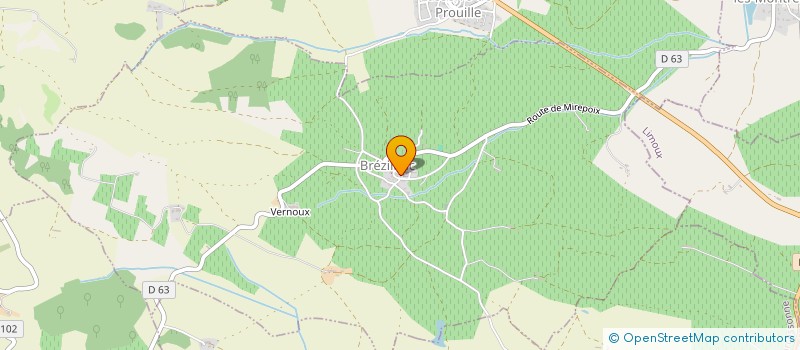 localisation de l'entreprise LES INTREPIDES THEATRE AMATEUR  BREZILHAC