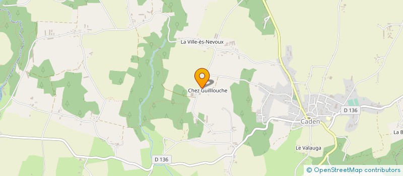 localisation de l'entreprise LES INVESTISSEURS DE LIENS DE CADEN  CADEN