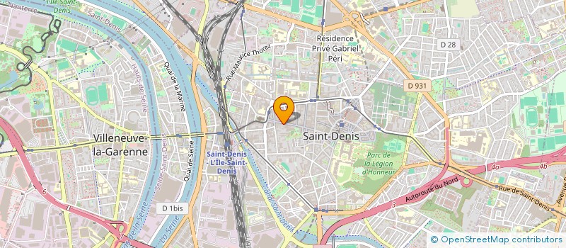 localisation de l'entreprise LES INVISIBLES à SAINT-DENIS
