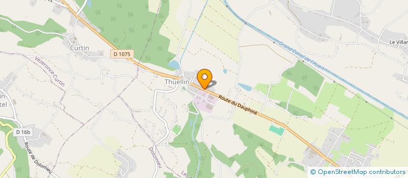 localisation de l'entreprise LES IRIS  LES AVENIERES VEYRINS-THUELLIN