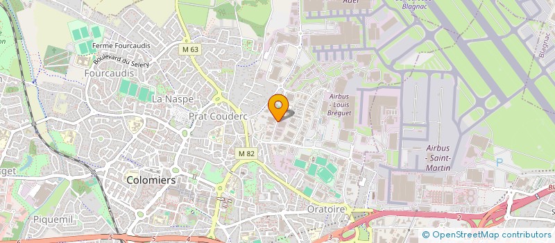 localisation de l'entreprise LES IRIS à COLOMIERS