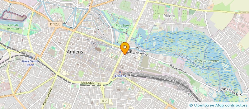 localisation de l'entreprise LES IRIS à AMIENS
