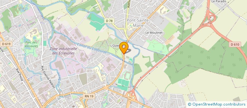 localisation de l'entreprise LES IRIS à PONT-SAINTE-MARIE
