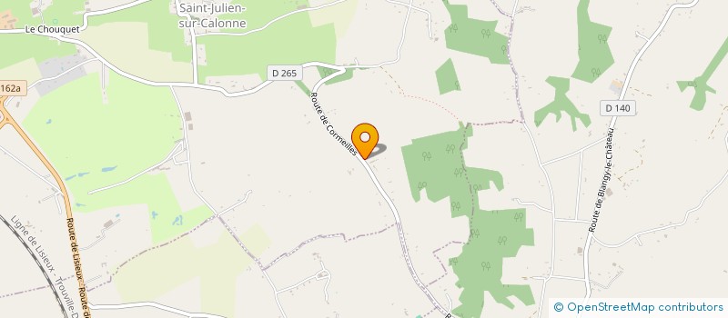 localisation de l'entreprise LES IRIS  QUETTEVILLE