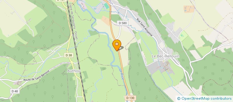 localisation de l'entreprise LES IRIS  PONT-AUTHOU