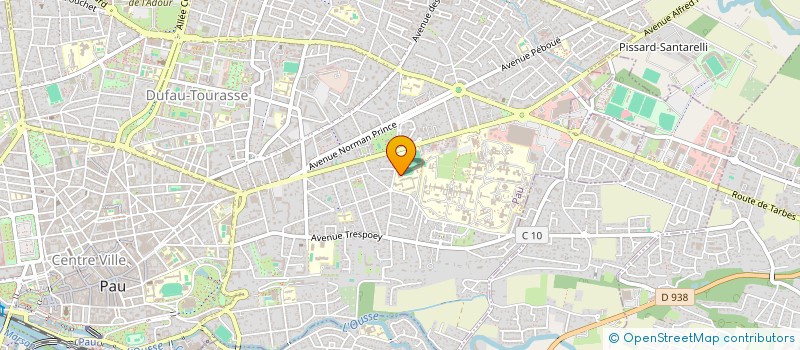 localisation de l'entreprise LES IRIS à PAU