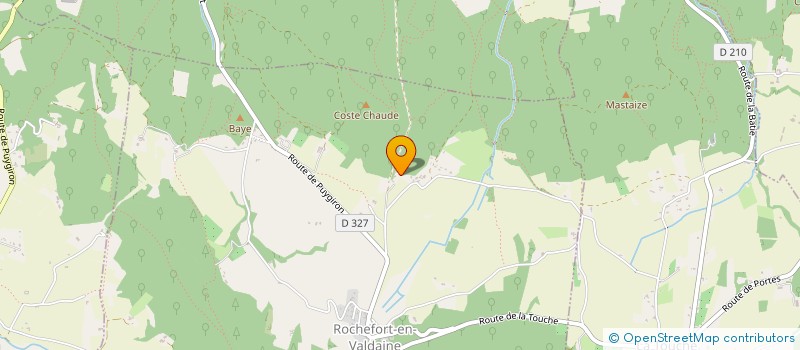 localisation de l'entreprise LES IRIS  ROCHEFORT-EN-VALDAINE