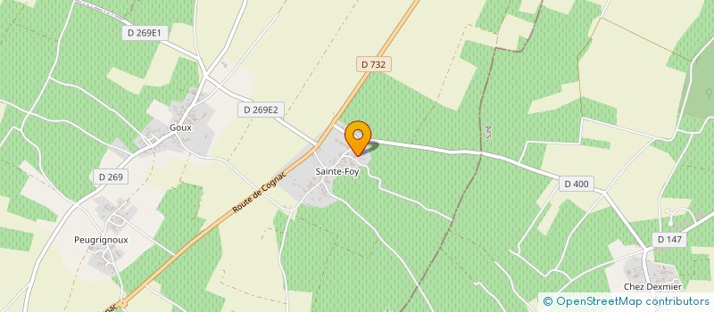 localisation de l'entreprise LES IRIS à PERIGNAC