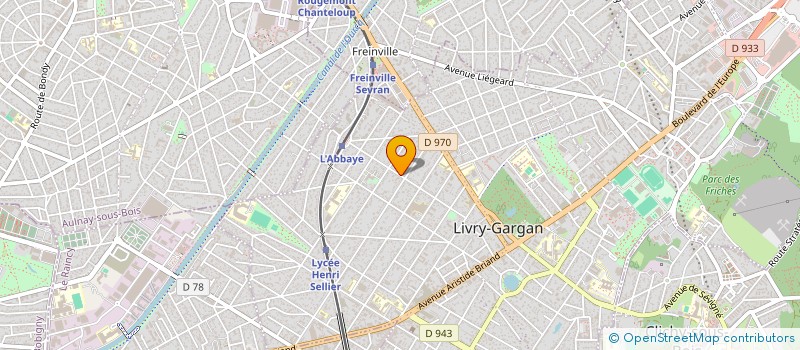 localisation de l'entreprise LES IRIS à LIVRY-GARGAN
