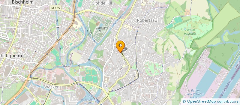 localisation de l'entreprise LES IRIS à STRASBOURG