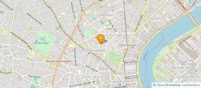 localisation de l'entreprise LES IRIS  BORDEAUX