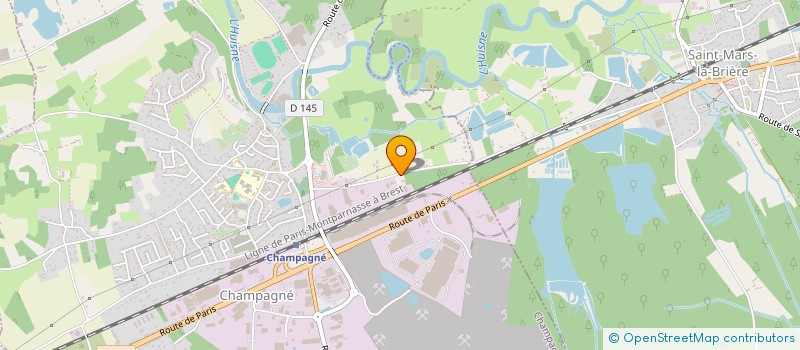 localisation de l'entreprise LES IRIS  CHAMPAGNE