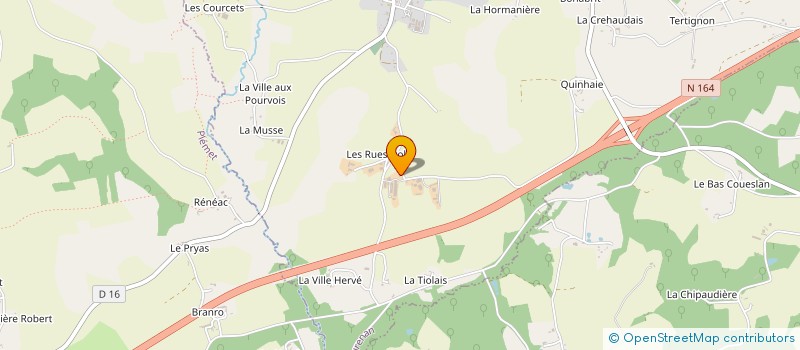 localisation de l'entreprise LES IRIS  LAURENAN