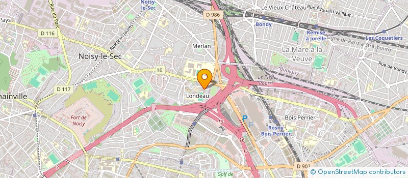 localisation de l'entreprise LES IRIS à NOISY-LE-SEC