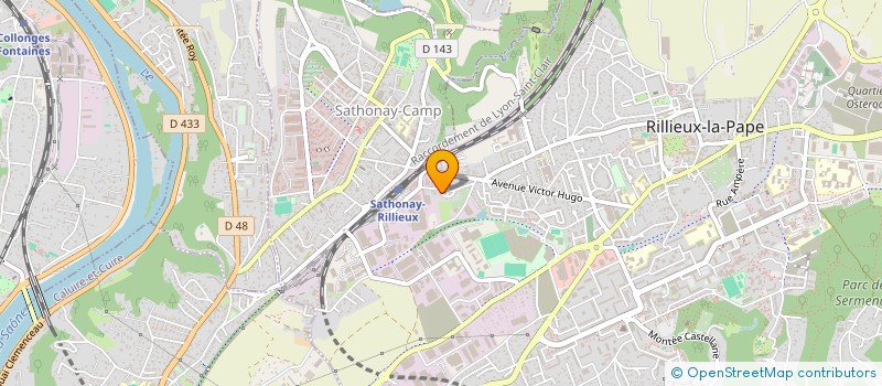 localisation de l'entreprise LES IRREDUCTIBLES  RILLIEUX-LA-PAPE