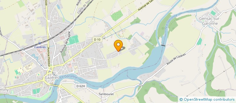 localisation de l'entreprise LES IRREDUCTIBLES BIPEDES  CAZERES