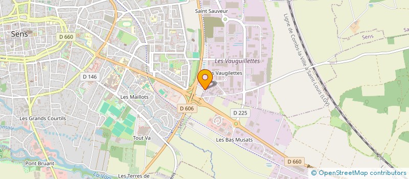 localisation de l'entreprise LES ISAB'ELLES à SENS