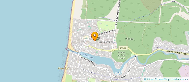 localisation de l'entreprise LES ISARDS  MIMIZAN