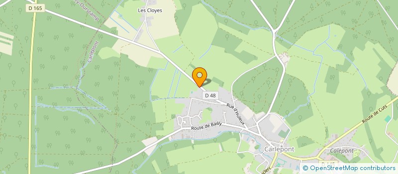 localisation de l'entreprise LES ISARIENS  CARLEPONT