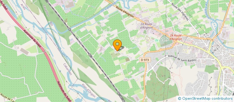 localisation de l'entreprise LES ISCLES DU TEMPLE  CAVAILLON