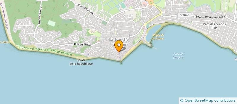 localisation de l'entreprise LES ISLES à LA TRANCHE-SUR-MER
