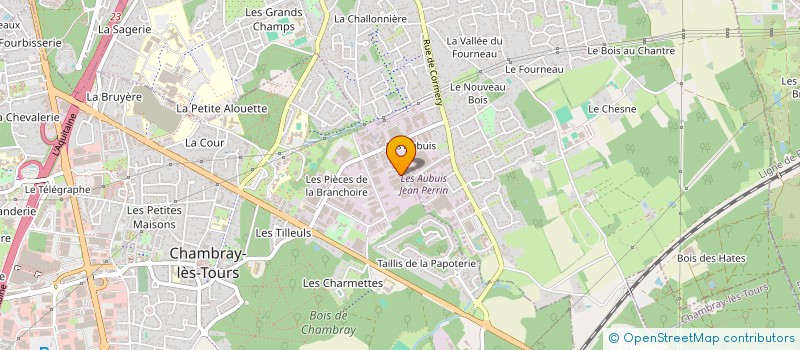 localisation de l'entreprise LES ISOLATIONS D'HUGO à SAINT-AVERTIN