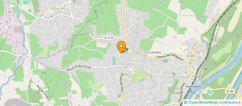 localisation de l'entreprise LES ISSAMBRES  CHARLY