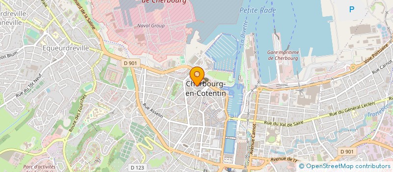 localisation de l'entreprise LES ITINERANTS  CHERBOURG-EN-COTENTIN