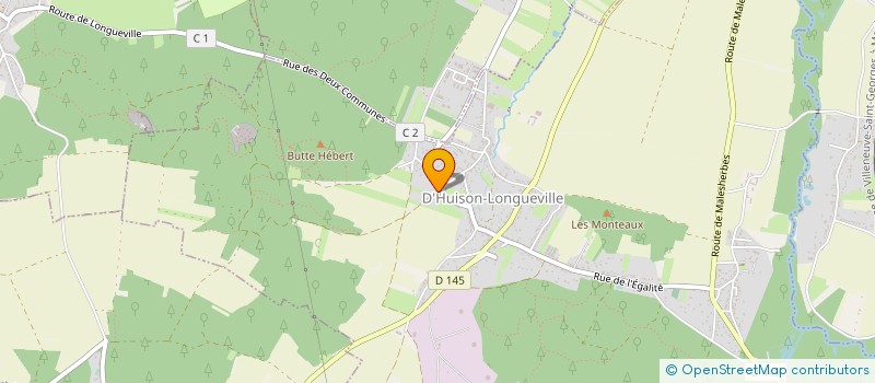 localisation de l'entreprise LES J ROUTE D'ETAMPES  D'HUISON-LONGUEVILLE