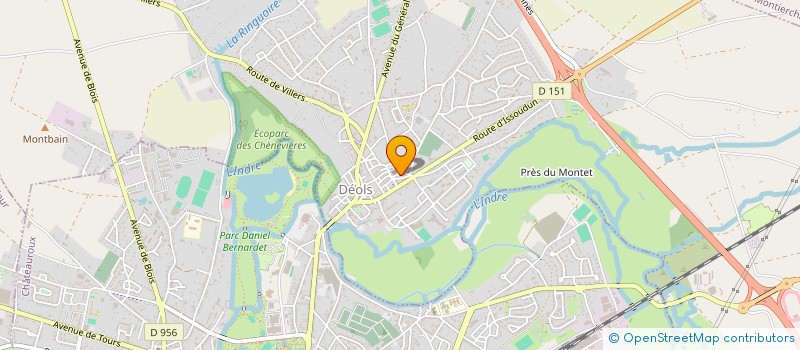localisation de l'entreprise LES J'TEUX D'BILLES à DEOLS