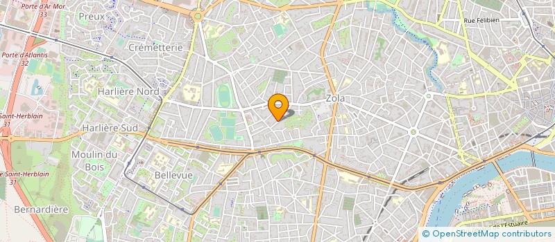 localisation de l'entreprise LES JA'D'MELODIE à NANTES