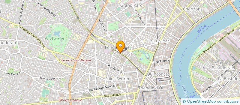 localisation de l'entreprise LES JABOT'S à BORDEAUX