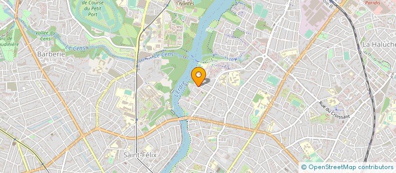 localisation de l'entreprise LES JACARANDAS à NANTES