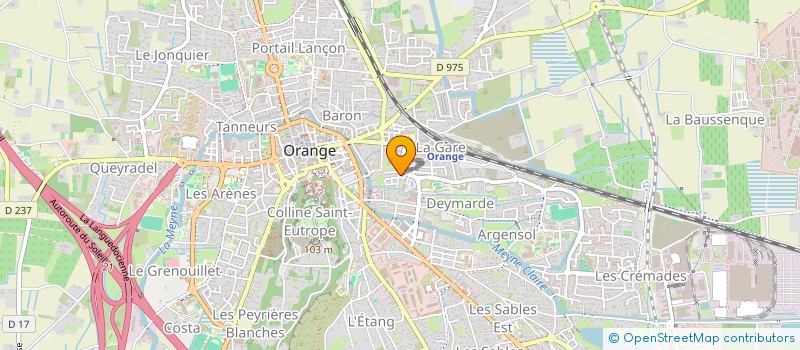 localisation de l'entreprise LES JACINTHE  ORANGE