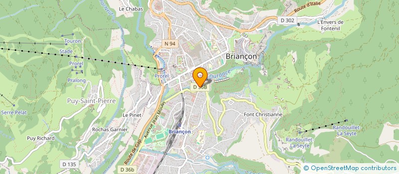 localisation de l'entreprise LES JACINTHES BLEUES  BRIANCON