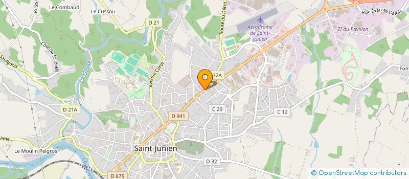 localisation de l'entreprise LES JACOBINS à SAINT-JUNIEN
