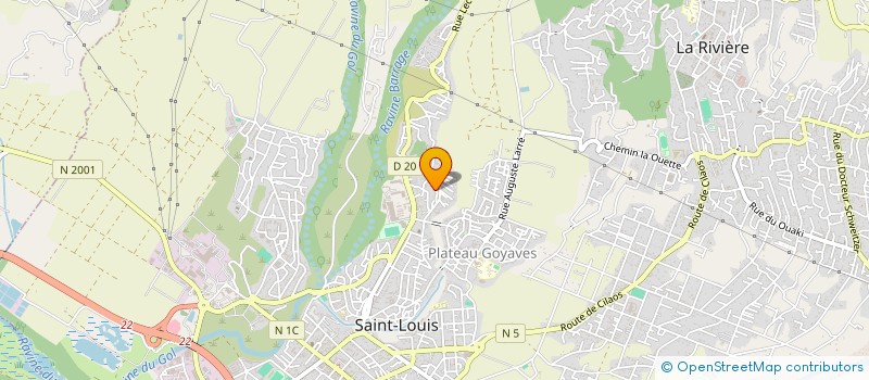 localisation de l'entreprise LES JACYNTHES D'EAU  SAINT-LOUIS