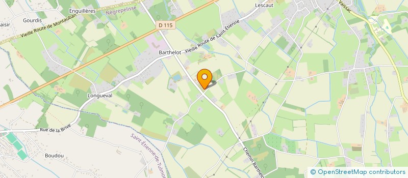 localisation de l'entreprise LES JAFFROUS  NEGREPELISSE