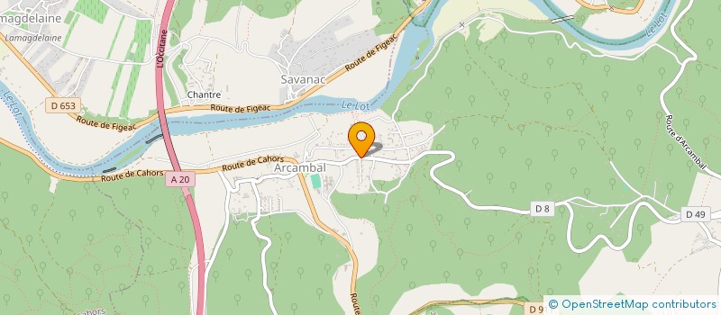 localisation de l'entreprise LES JAJAS DE CLO  ARCAMBAL