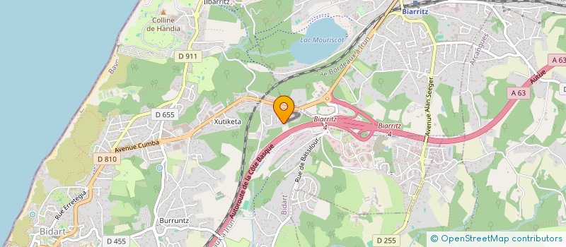 localisation de l'entreprise LES JAJAS DE JUJU  GUETHARY