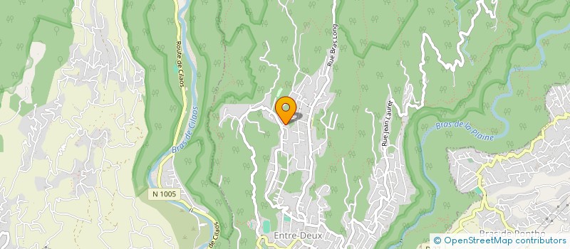 localisation de l'entreprise LES JAMALACS  ENTRE-DEUX