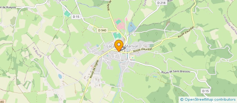 localisation de l'entreprise LES JARDIN DU CHATEAU  AYNAC