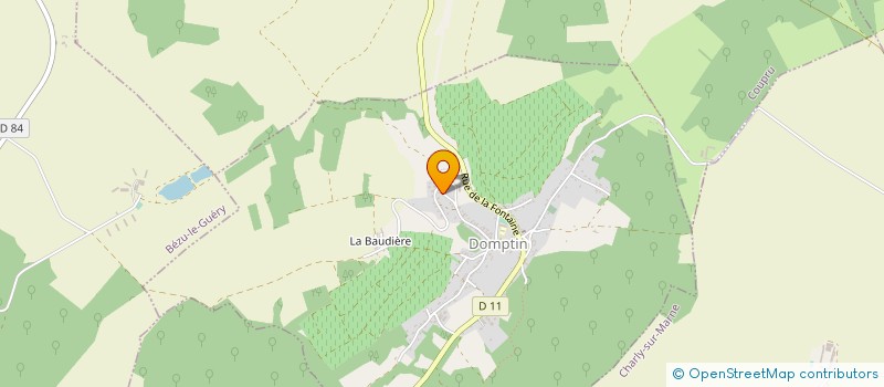localisation de l'entreprise LES JARDINETS à DOMPTIN