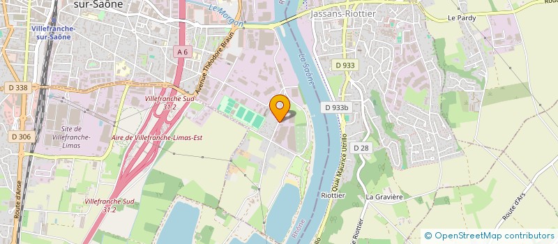 localisation de l'entreprise LES JARDINIERS CALADOIS à VILLEFRANCHE-SUR-SAONE