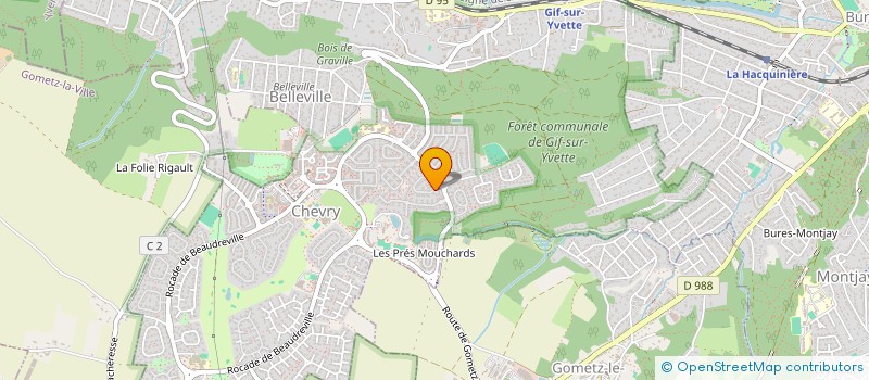 localisation de l'entreprise LES JARDINIERS DE L YVETTE à GIF-SUR-YVETTE