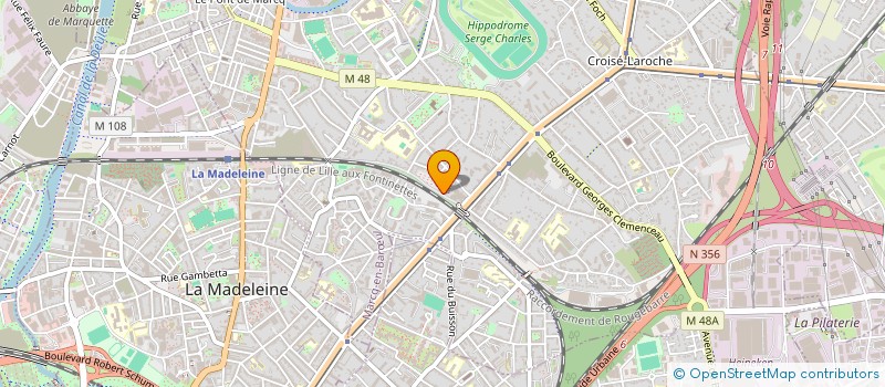 localisation de l'entreprise LES JARDINIERS DE MARCQ EN BAROEUL à MARCQ-EN-BARŒUL